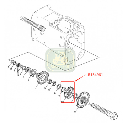Wymiana skrzyni biegów 25/29T R134961 R113840 Sprzęt dla