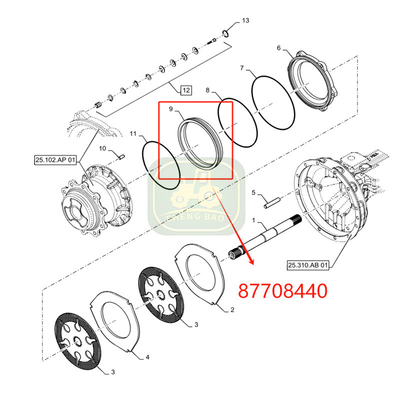 System sprzęgła Esay montaż 87708440 tłok hamulcowy do ładowarki wyciągów