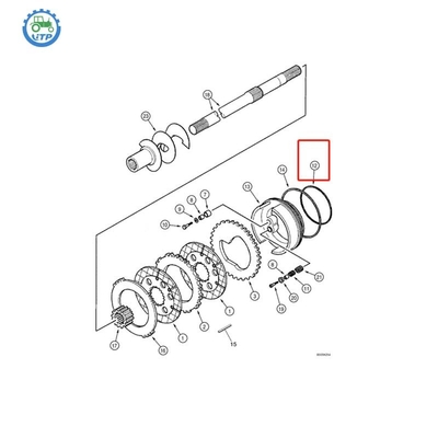 Obudowa 580SM 580SM 585G 586G 588G O-ring 308036A1 6193403M1